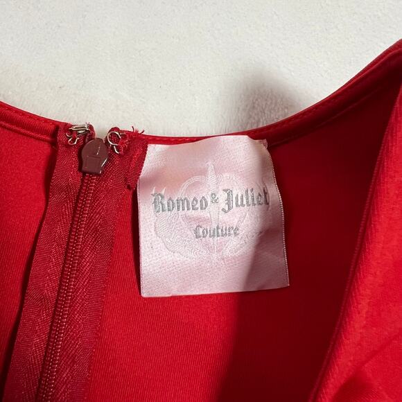 Romeo & Juliet Couture Sleeveless Scuba Cutout Mini Dress Size Medium Date Party - Picture 4 of 12